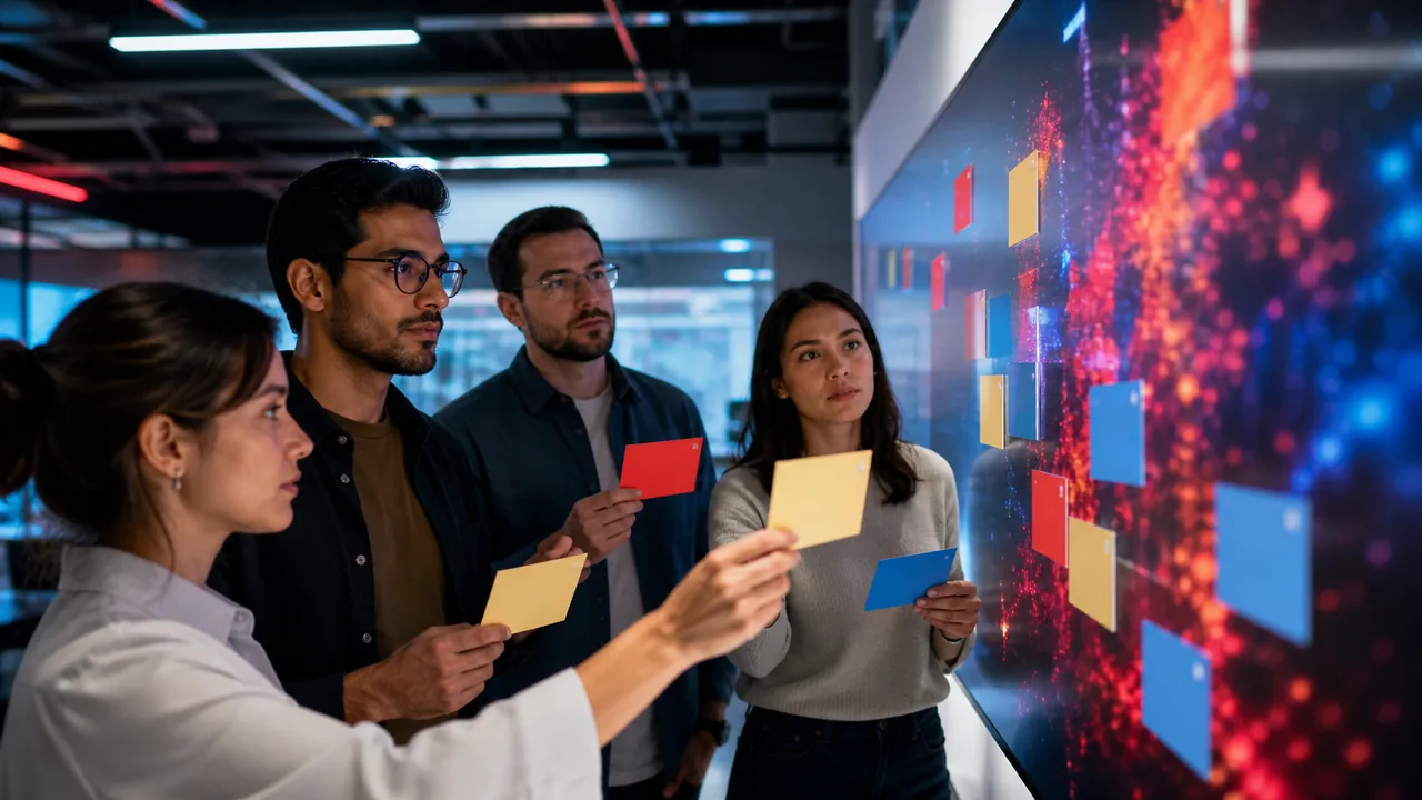 Equipe compara resultados de inteligência artificial em uma bancada de testes